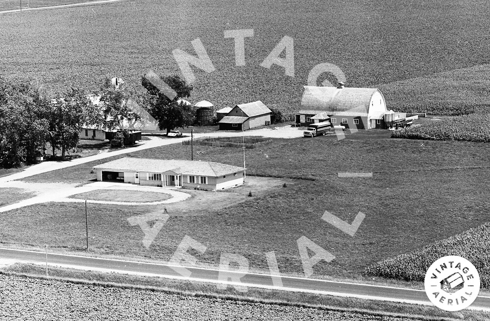 Vintage Aerial Minnesota Renville County 1970 19PRE8