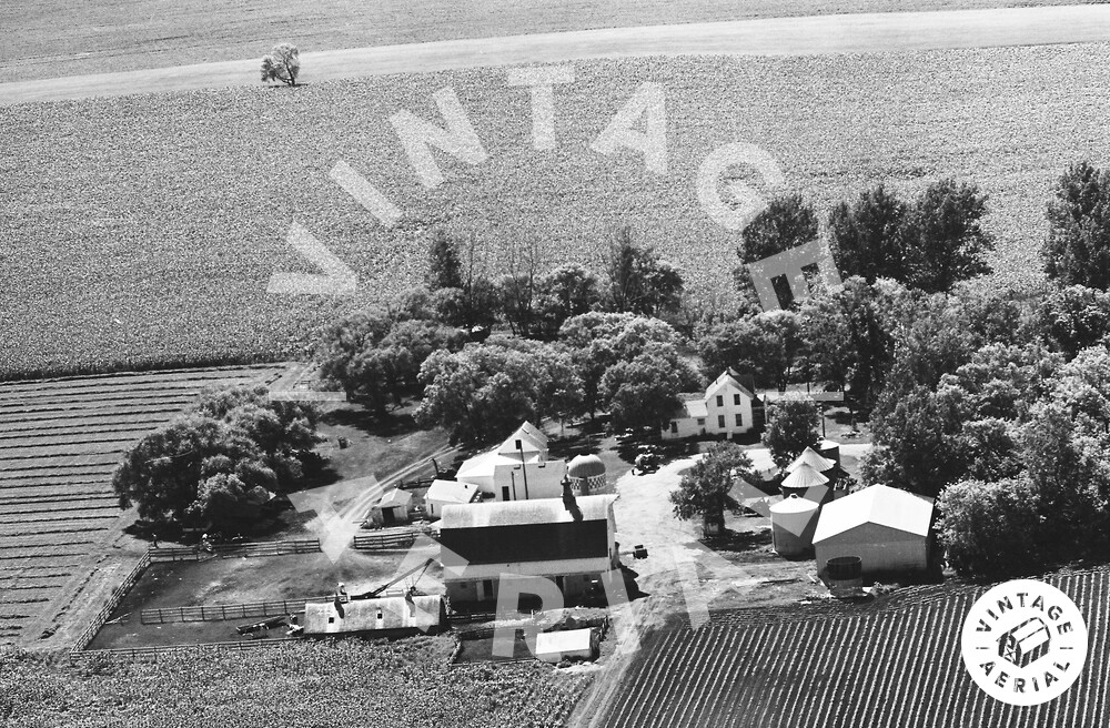 Vintage Aerial Minnesota Renville County 1967 8MRE19