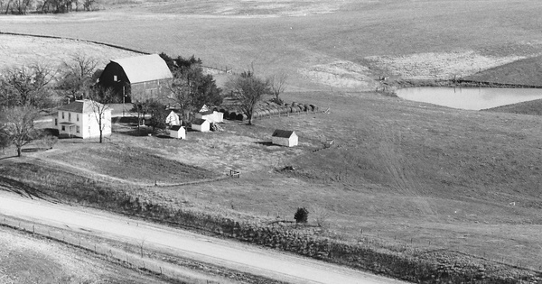 Vintage Aerial photo from 1985 in Ringgold County, IA