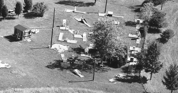 Vintage Aerial photo from 1986 in Anderson County, KY