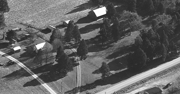 Vintage Aerial photo from 1981 in Barren County, KY