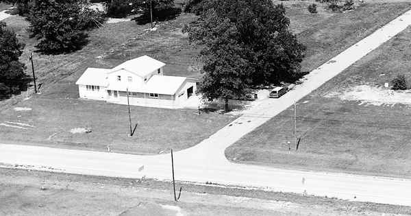 Vintage Aerial photo from 1971 in Randolph County, IN