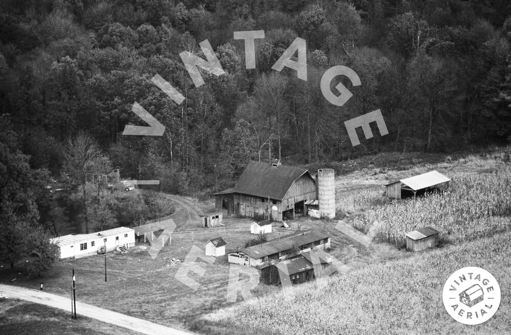 Vintage Aerial Indiana Scott County 1976 42ESC30