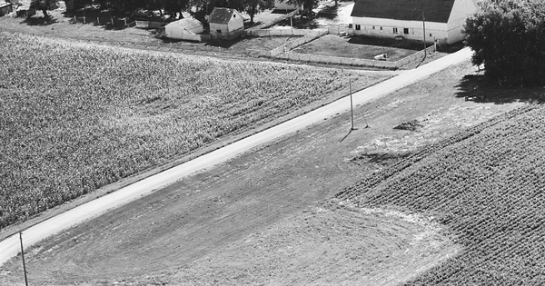 Vintage Aerial photo from 1970 in Meeker County, MN