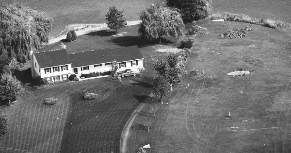 Vintage Aerial photo from 1983 in Livingston County, MI