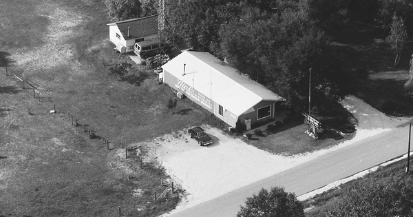 Vintage Aerial photo from 1983 in Mason County, MI