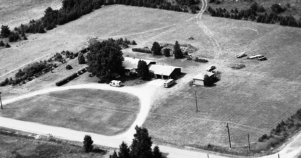 Vintage Aerial photo from 1989 in Manistee County, MI