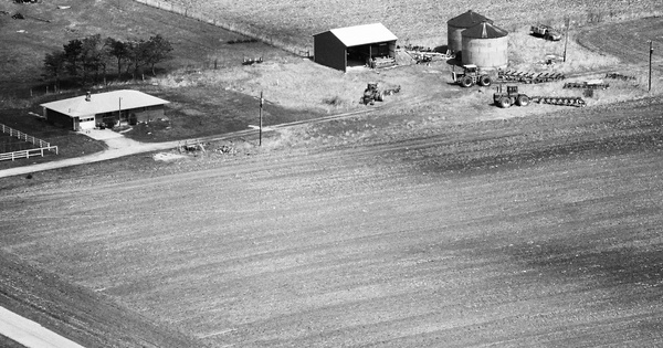 Vintage Aerial photo from 1985 in Hamilton County, IN