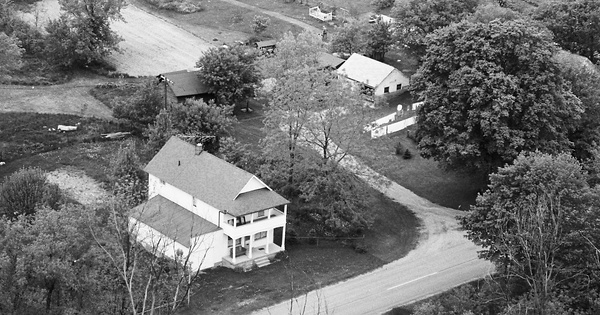 Vintage Aerial photo from 1969 in Washtenaw County, MI