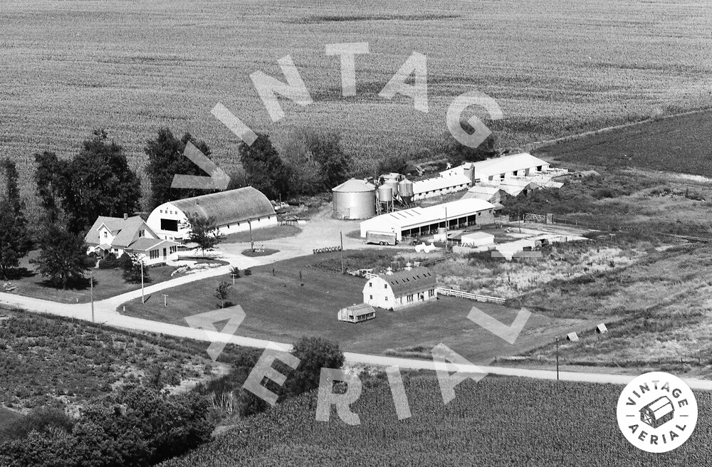 Vintage Aerial Iowa Boone County 1973 31BBO13