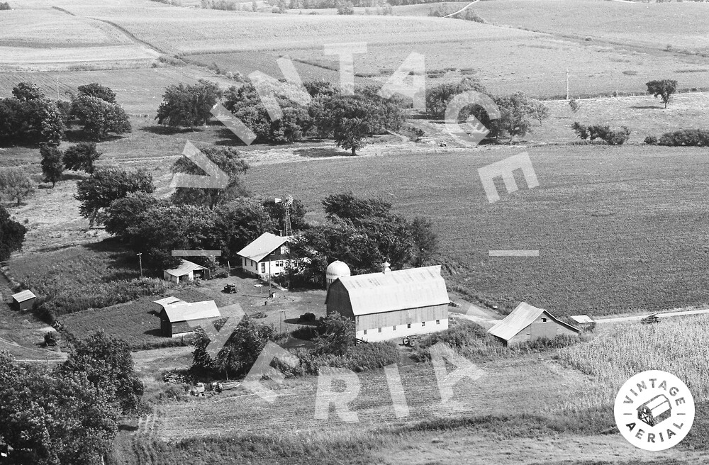 Vintage Aerial Minnesota Le Sueur County 1967 20MLE2