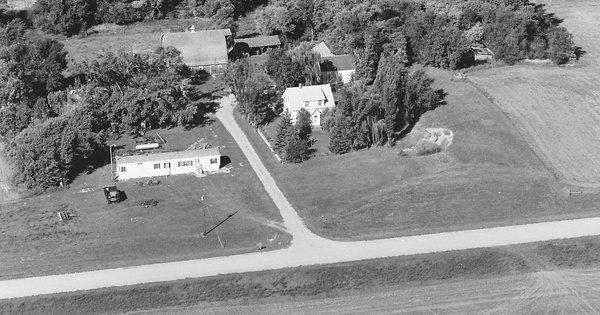 Vintage Aerial photo from 1979 in Lac qui Parle County, MN