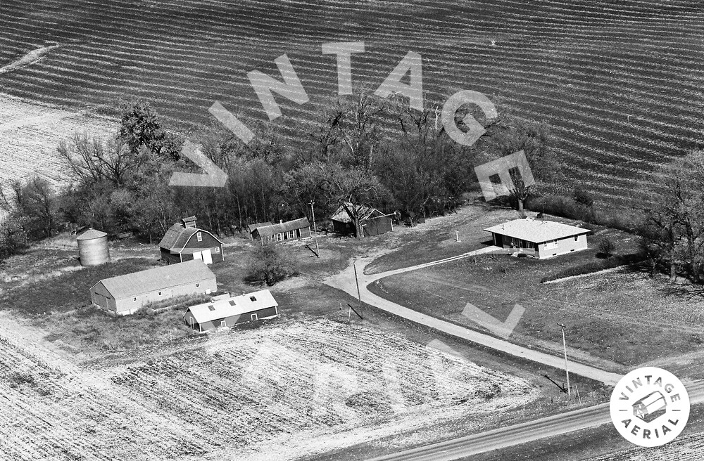 Vintage Aerial Minnesota Jackson County 1975 62KJA14