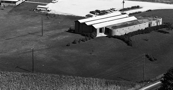 Vintage Aerial photo from 1970 in Whitley County, IN