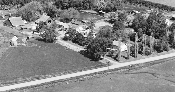 Vintage Aerial photo from 1979 in Crawford County, IA