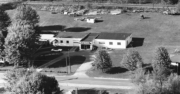 Vintage Aerial photo from 1972 in Union County, IN