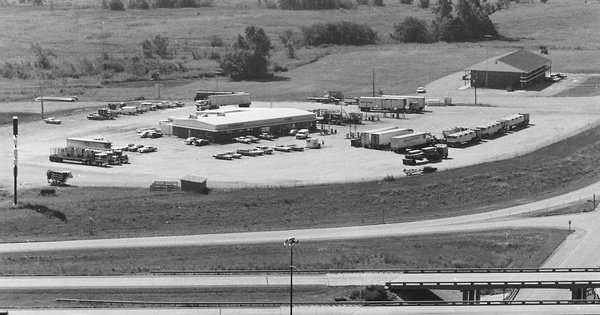 Vintage Aerial photo from 1979 in Coffey County, KS
