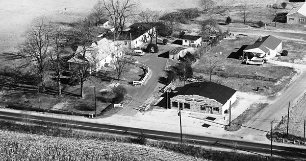 Vintage Aerial photo from 1967 in Anne Arundel County, MD