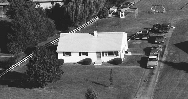 Vintage Aerial photo from 1984 in Cecil County, MD
