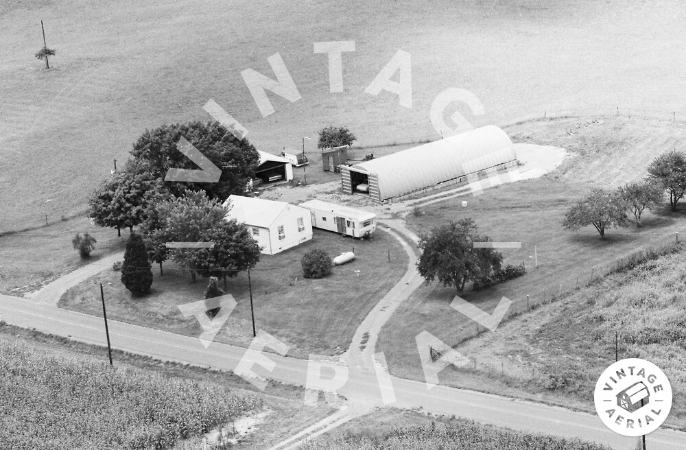 Vintage Aerial Kentucky Meade County 1985 63BME14