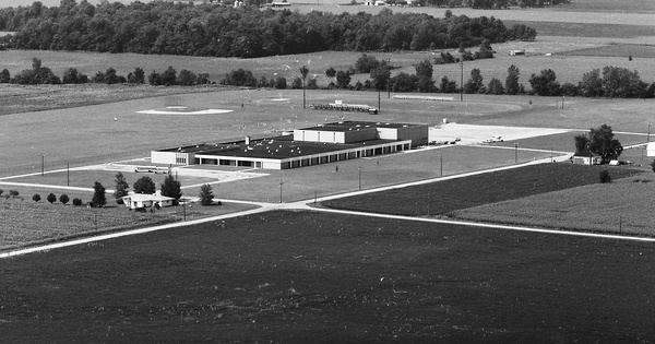 Vintage Aerial photo from 1977 in Tipton County, IN