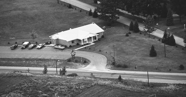 Vintage Aerial photo from 1976 in Jackson County, MI