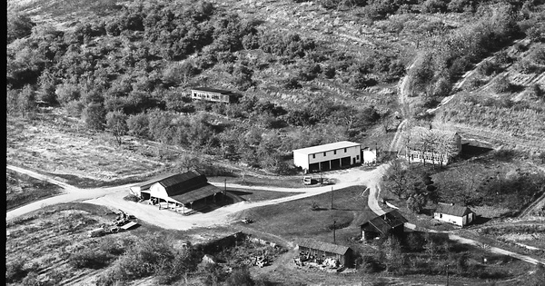 Vintage Aerial photo from 1967 in Frederick County, MD