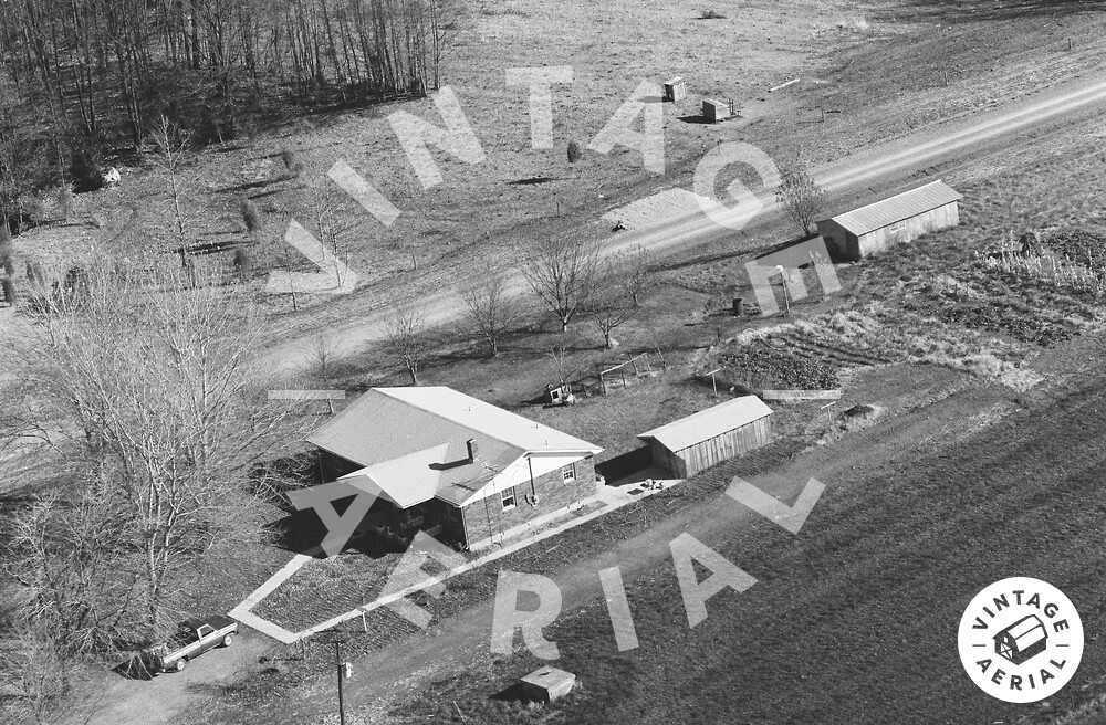 Vintage Aerial Kentucky Hardin County 1980 9SHAR7