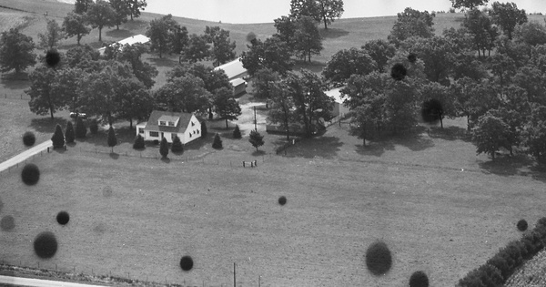 Vintage Aerial photo from 1974 in Newton County, IN