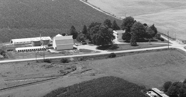 Vintage Aerial photo from 1981 in Johnson County, IA