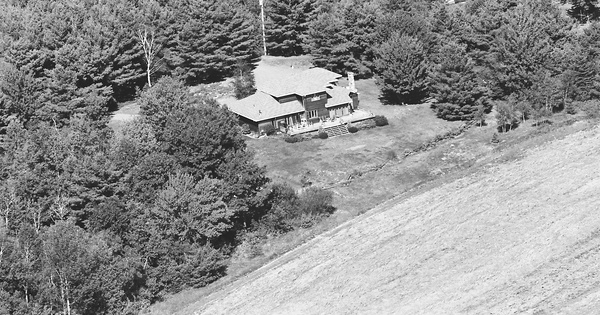 Vintage Aerial photo from 2002 in Penobscot County, ME