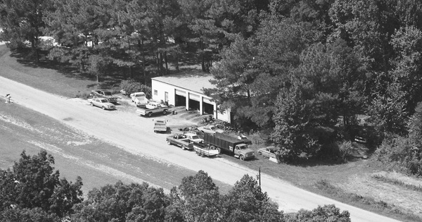 Vintage Aerial photo from 1986 in Lawrence County, AL