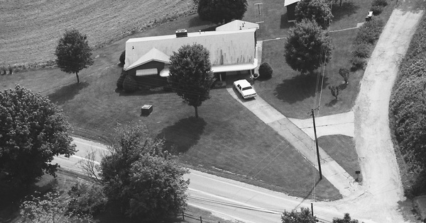 Vintage Aerial photo from 1986 in Wayne County, WV