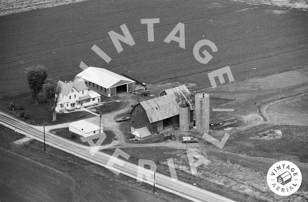 Vintage Aerial Wisconsin La Crosse County 1980 28NLA37
