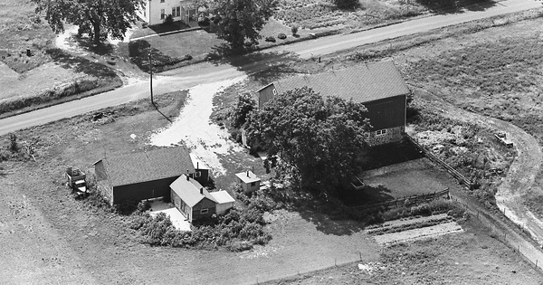 Vintage Aerial photo from 1964 in Jefferson County, WI