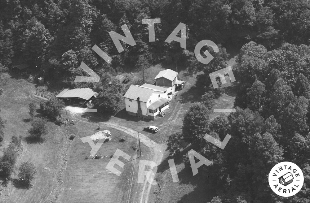 Vintage Aerial West Virginia Clay County 1991 50FCL5