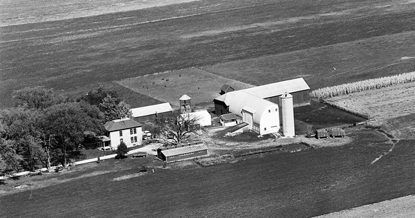 Vintage Aerial photo from 1964 in Dane County, WI
