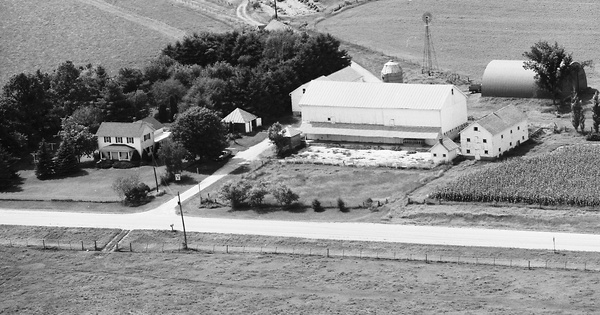 Vintage Aerial photo from 1977 in Dane County, WI