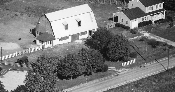 Vintage Aerial photo from 1987 in Salem County, NJ