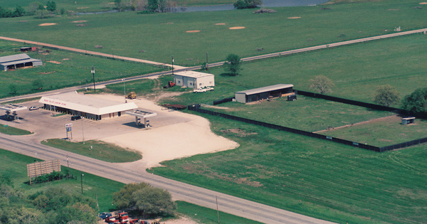 Vintage Aerial photo from 1994 in Brazos County, TX