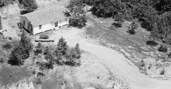 Vintage Aerial photo from 1984 in Lafayette County, MS