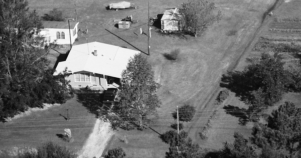 Vintage Aerial photo from 1989 in Anson County, NC