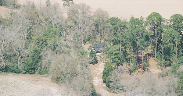 Vintage Aerial photo from 1999 in Evans County, GA