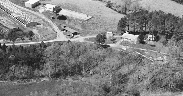 Vintage Aerial photo from 1988 in Meigs County, TN