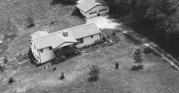 Vintage Aerial photo from 1993 in Macon County, NC