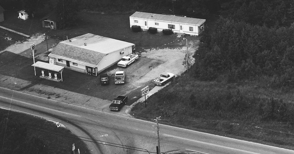 Vintage Aerial photo from 1984 in Hall County, GA