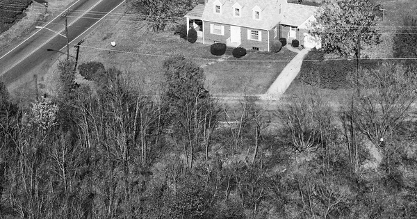 Vintage Aerial photo from 1990 in Page County, VA