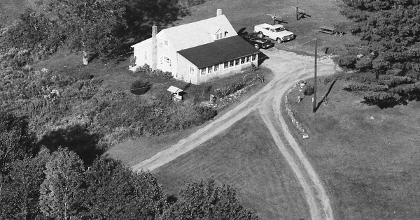 Vintage Aerial photo from 1986 in Cheshire County, NH