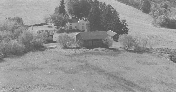 Vintage Aerial photo from 1980 in Sauk County, WI