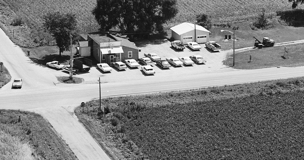 Vintage Aerial photo from 1969 in Tazewell County, IL